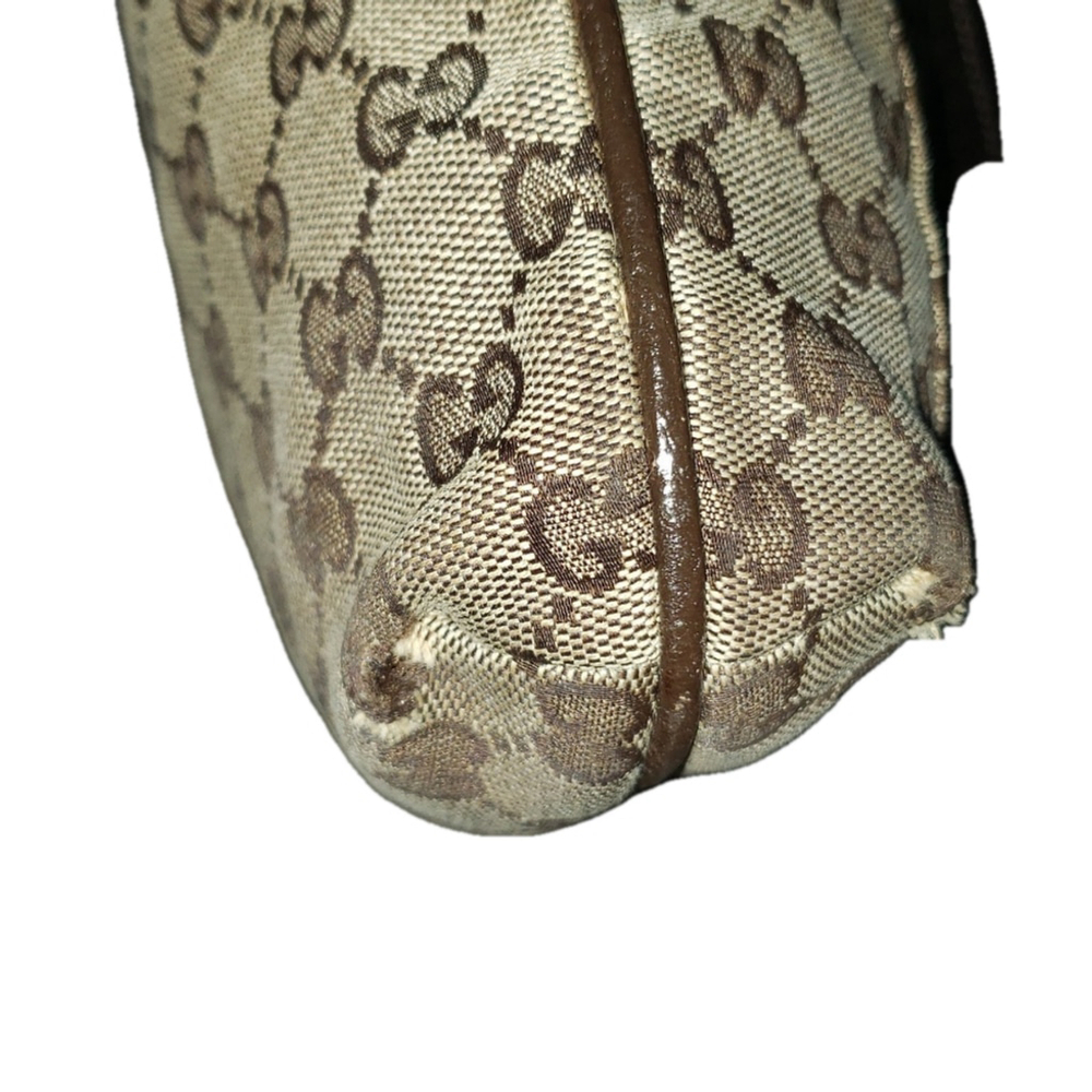 GUCCI GG Canvas Shoulder Bag Beige 122793 - Picture 15 of 16